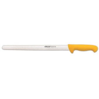 Faca de Carne Arcos Cor - Prof 293500 de Aço Inoxidável Nitrum e Ergonômico Punho Amarelo e 35Cm - 1