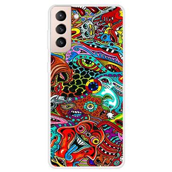 Capa magunivers e TPU fino teste padrão colorido para Samsung Galaxy S22 Plus 5G - 1