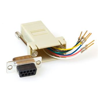 Adaptador para Cabos ACT Modular Adapter D-sub/RJ-12 | Cinzento - 1