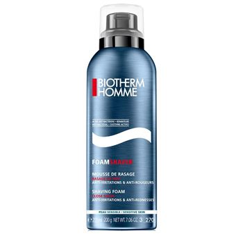 Creme De Barbear Biotherm Homme Mousse Rasage Pele Sensível 200 ml - 1