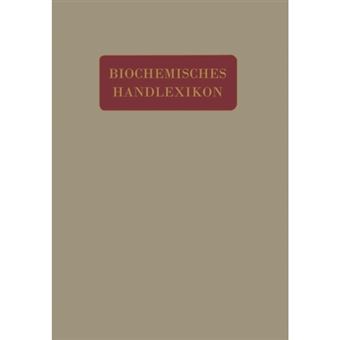 Biochemisches Handlexikon - V. Band - Paperback / softback - 1911 - 1