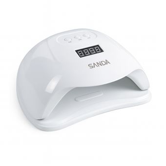 Luz de Secagem de Unhas com Luzes LED ultra-violeta 120W com Sensor Automático Sanda SD-6350 | Branco - 1