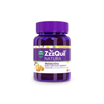 Suplemento Alimetar ZzzQuil Natura Melatonina Manga/Banana Sono Gomas | 30 gomas - 1