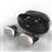 Auriculares Bluetooth Magunivers T12 TWS sem Fios Binaural com Estojo Prateado_0