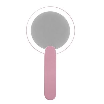 Espelho de Maquilhagem DAM | Dobrável | Portátil | Luz LED | Rosa - 1
