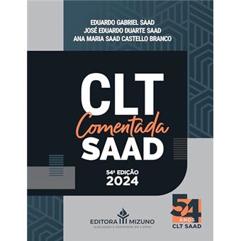 Clt Comentada Saad 54 Edição 2024 - 1