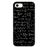 Capa Hapdey para iPhone 7 - 8 Design Quadro com Cálculos em Silicone Flexível e TPU Preto_0