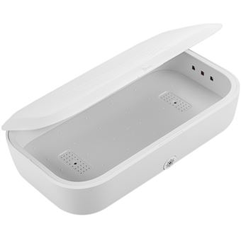 Caixa Esterilizador e Desinfecção de Luz Ultravioleta BeMatik com Carregador sem Fio Qi e Perfume - 1
