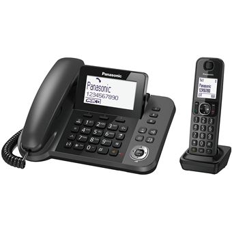 Telefone Dect Panasonic KX-TGF310 | Preto - 1