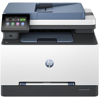 Impressora Multifunções Laser Cor HP Color LaserJet Pro Multifunções 3302fdw | 25 ppm | Wi-Fi | Branco, Azul - 1