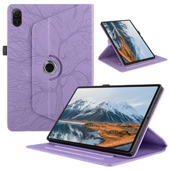 Capa ZURSANA para Honor Pad X9 11 " 2024 | Pele PU | Suporte Giratório 360 Graus | Roxo - 1