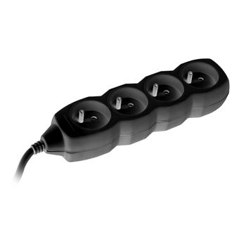 Tracer TRALIS44615 extensão elétrica 3 m 4 tomada(s) CA interior Preto - 1