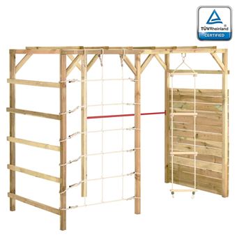 Estrutura de Escalada vidaXL 240x100x170 cm pinho impregnado - 1