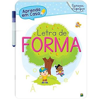Aprenda em Casa - Escreva e Apague: Letra de Forma - 1