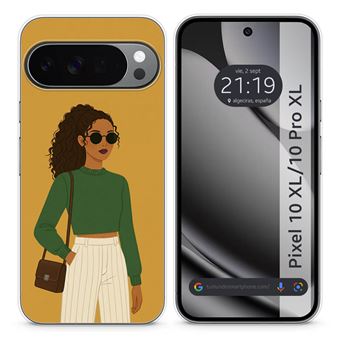 Capa Tumundosmartphone de Silicone para Google Pixel 10 Pro Xl 5G Design Feminino com 2 desenhos - 1
