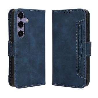 Capa FOXDOCK Protetora para Samsung Galaxy S25 Plus | Suporte e Flip de couro PU | À Prova de Choque | Azul - 1