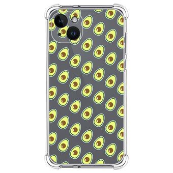 Capa Tumundosmartphone de silicone anti-choque para iPhone 14 Plus (6.7) design Avocado Drawings - 1
