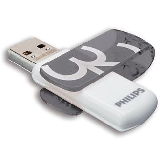 Unidade de Memória Usb Philips Unidade Flash USB FM32FD05B/10 | Laranja, Branco - 1