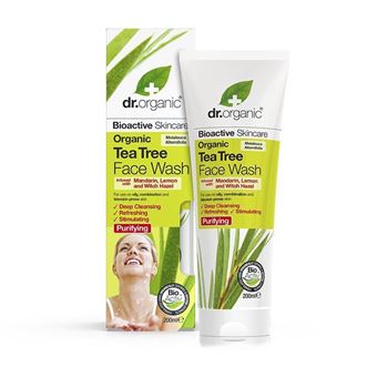 Creme de Limpeza & Lavagem Facial Dr Organic Tea Tree - 1