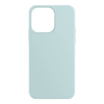 Capa iPhone 14 Pro Max Híbrida Semi-rígida fina soft-touch Moxie - Azul-pastel - 1