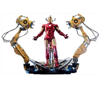 Figura Hot Toys QS021 | Marvel Comics | Iron Man 2 | Iron Man Mark IV With Suit Up Gantry Version - 1