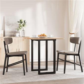 Pernas para mesa de jantar vidaXL | estrutura em O | ferro fundido - 1