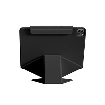 Capa Luckybutterfly para Ipad Air7 13" | Dobrável Giratório | Preto | com Película de Vidro Temperado - 1