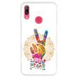 Capa Hapdey para Huawei Y7 2019 - Y7 Prime 2019 Design Mandala Amor e Paz em Silicone Flexível e TPU