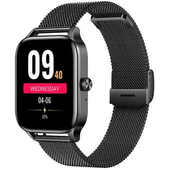 Smartwatch Chronus | meteorológicas | monitoramento cardíaco | pressão arterial | saúde feminina | Desportos | preto - 1