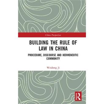 Building The Rule Of Law In China - 1