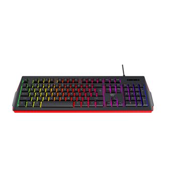 Teclado Gaming com Fios Havit KB866L (Black and red) | Vermelho - 1