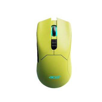 Rato Wireless Acer OMW210 | RGB | 2.4GHz | Bluetooth | 96000DPI | 700mAh | TYPE-C | 1000Hz | Amarelo - 1