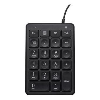 Teclado Numérico V7 KP350 | Preto - 1