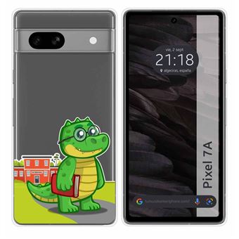 Capa Tumundosmartphone de silicone transparente para Google Pixel 7a 5G design Coco desenhos - 1