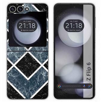 Capa rígida TUMUNDOSMARTPHONE para Samsung Galaxy Z Flip 6 5G design mármore 06 desenhos - 1