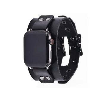 Bracelete Orysin em Pele para Apple Watch Series 9 41mm | Preto - 1