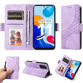 Capa FLOODKING para Xiaomi Redmi Note 12s 4G | Design Acolchoado | Couro PU Premium | Roxo - 1