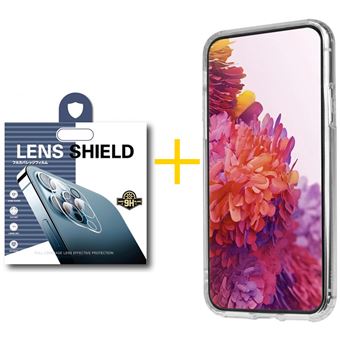 Pack 1 x Película de Câmara + Capa skyhe  Apple iPhone 14 Gel Reforçado - Transparente Clear - 1