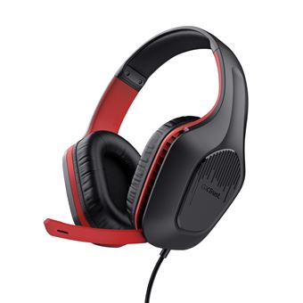 Auscultadores Gaming Trust GXT 415S ZIROX | Vermelho - 1