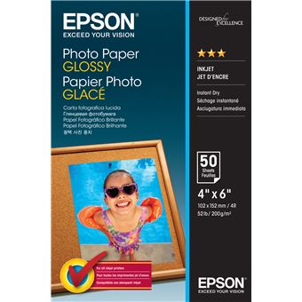 Papel Fotográfico Epson Photo Paper Glossy - 1