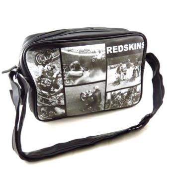 Redskins - Bolsa de ombro "Redskins"preto branco do vintage - 1
