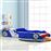 Cama Infantil Carro de Corrida vidaXL | MDF | 200x90 cm - Azul_0