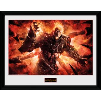 Poster Emoldurado God of War Ares 40 x 30 cm - 1