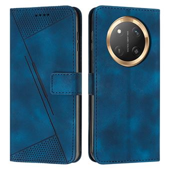 Capa FOXDOCK para Honor Magic 7 Lite | Pele | Flip | 3 Compartimentos para Cartões | Azul - 1