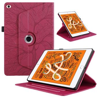 Capa Flip FOXDOCK para iPad Mini 1/2/3/4/5 | Rotação de 360° | Suporte Vertical | Vermelho - 1