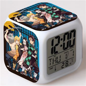 Despertador Infantil HSMY | LED | Multifuncional Colorido | Demon Slayer: Kimetsu no Yaiba 12 - 1