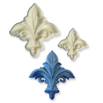 Cortador Knightsbridge PME LTD Flor de Lis | Conjunto 2 Pop IT | JEM - 1