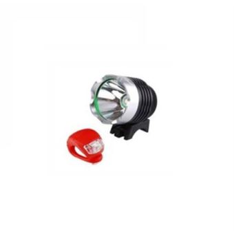 Luzes LED para Bicicleta SANDA SD-6302 - Preto/Cinzento - 1
