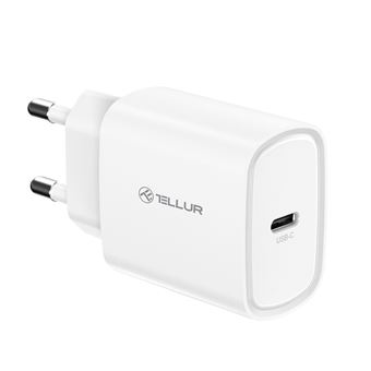 Carregador de Parede TELLUR | 20W | USB-C | PD - Branco - 1