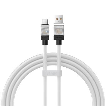 Cabo BASEUS CAKW000602 | USB-C para Type-C | 100W | 1 m - Branco - 1